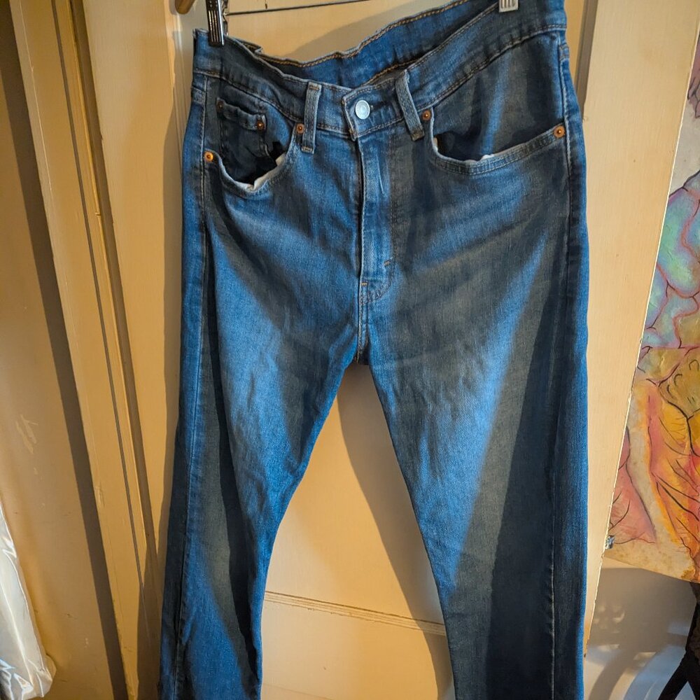 Levi Strauss Denim Blue Jeans 505 34/34